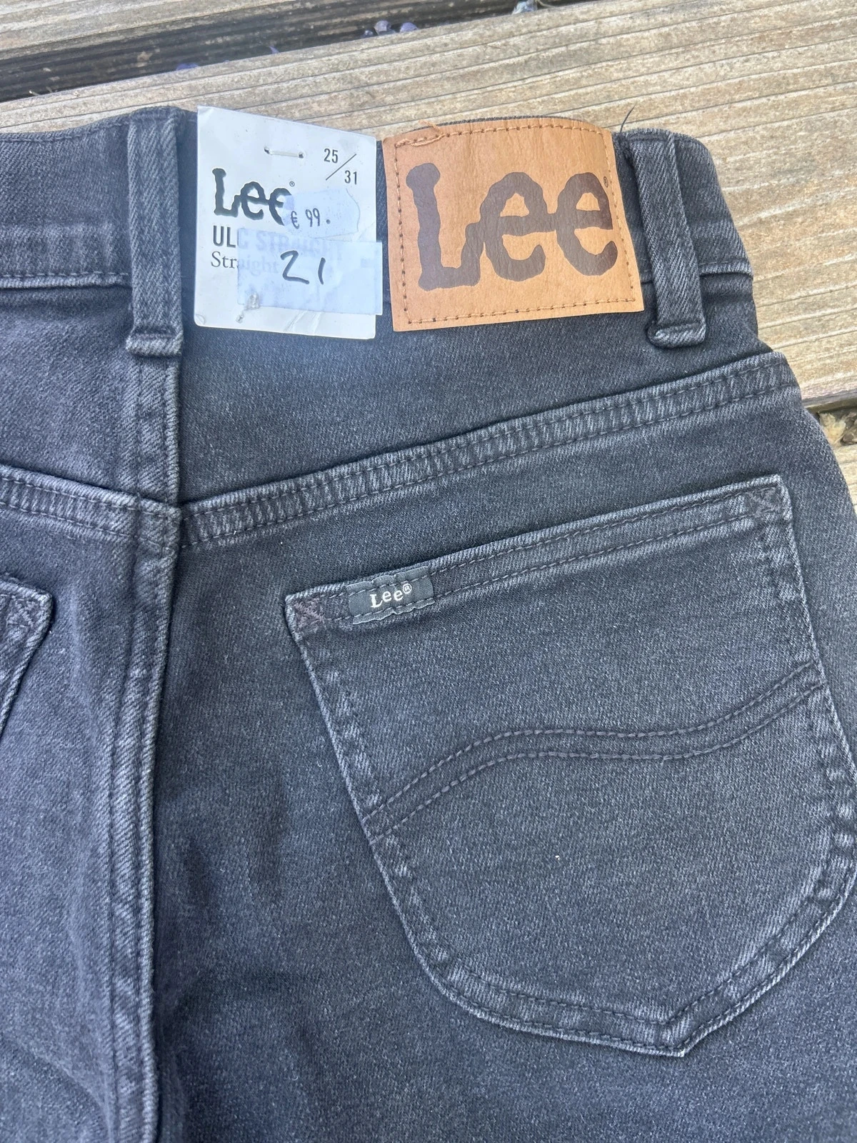 New Lee straight cut jeans size W25 L31 black – photo 5